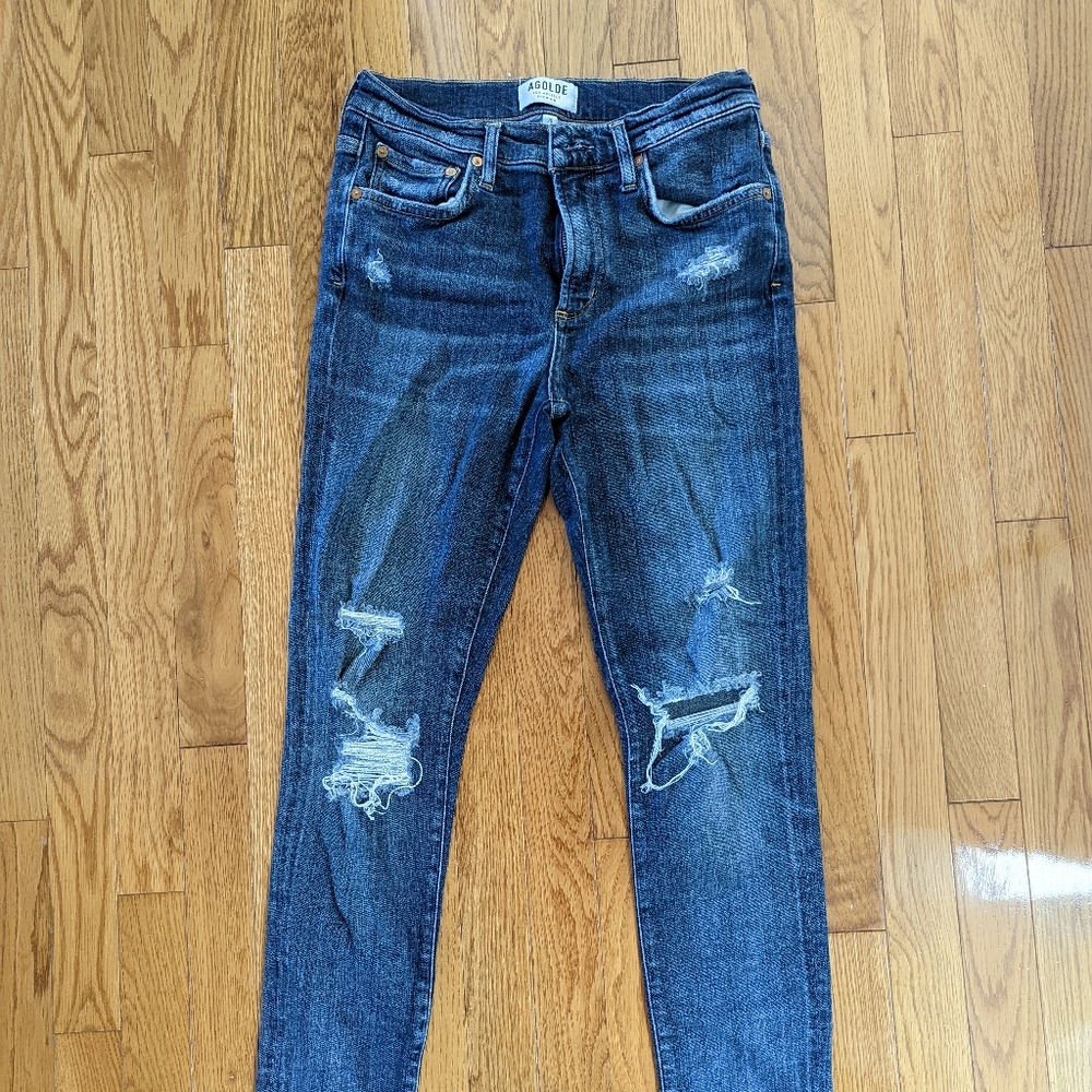 Agolde ripped jeans